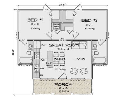 Main Floor  for House Plan #4848-00576