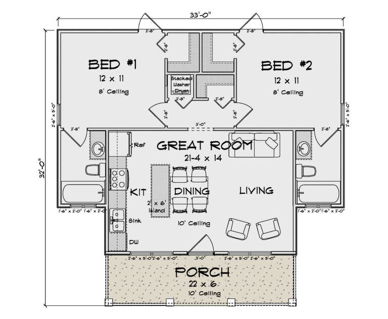 House Plan House Plan #35126 Drawing 1