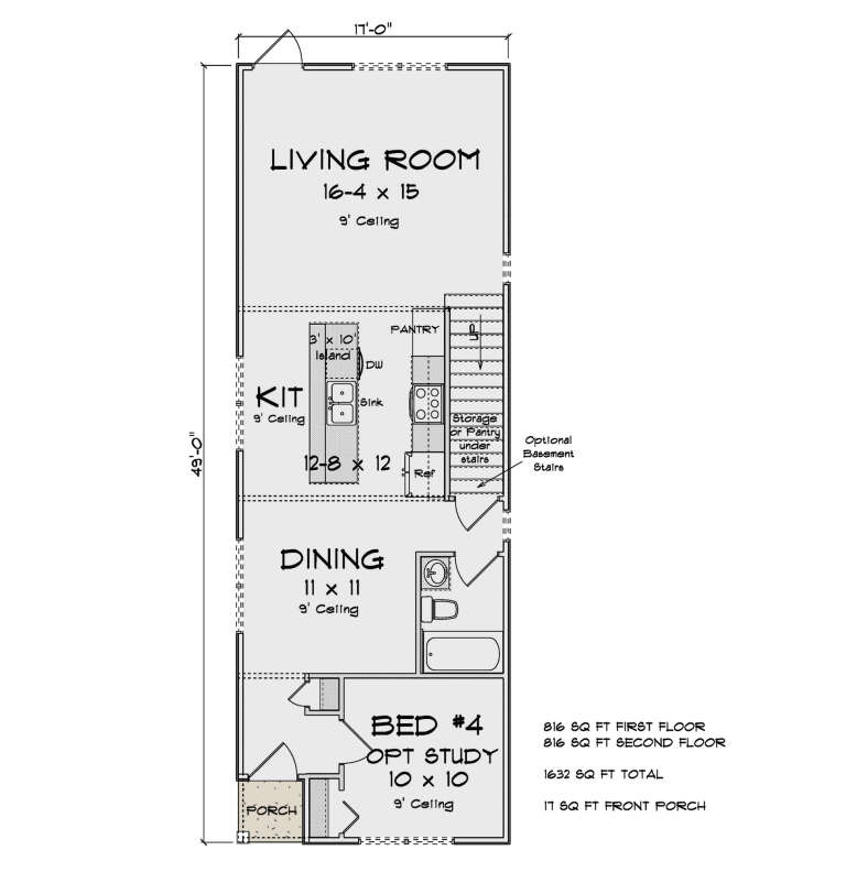 House Plan House Plan #35127 Drawing 1