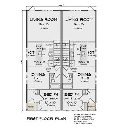 Main Floor  for House Plan #4848-00578