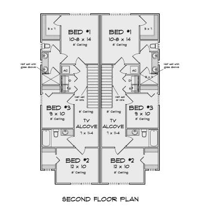 Second Floor for House Plan #4848-00578