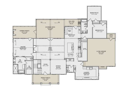 Main Floor  for House Plan #957-00123