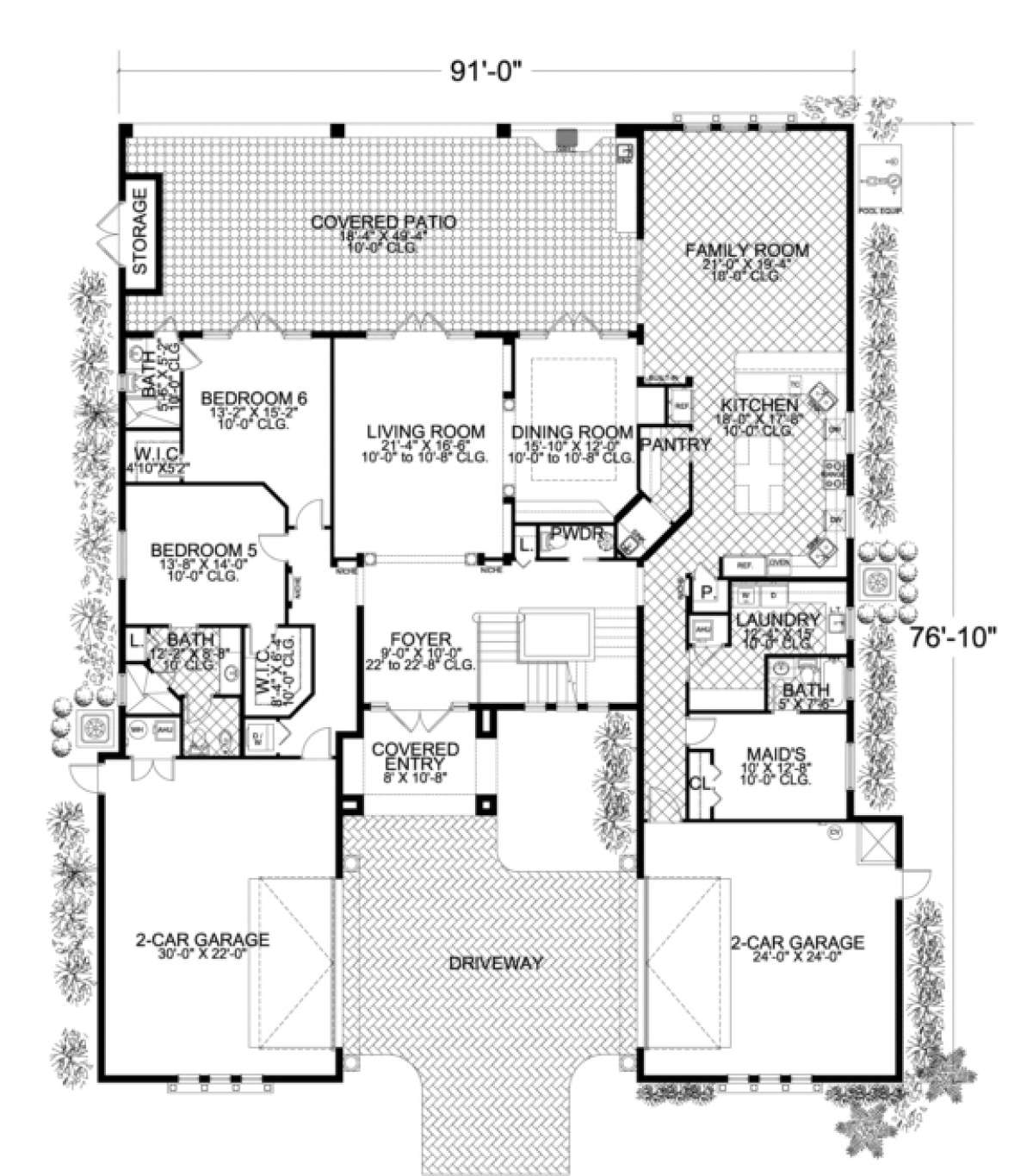 Floorplan 1 for House Plan #168-00085