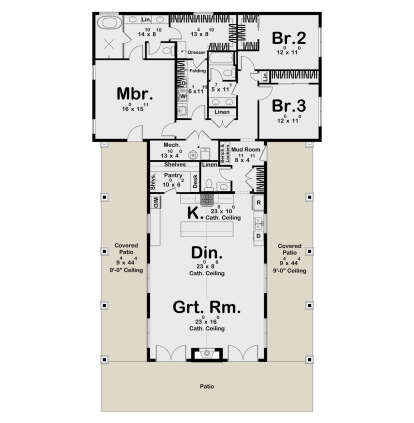 Main Floor  for House Plan #963-01251