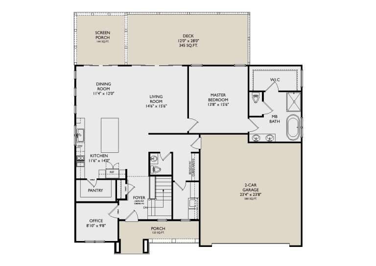 House Plan House Plan #35131 Drawing 1