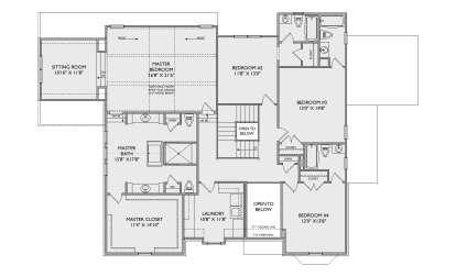 Second Floor for House Plan #957-00127