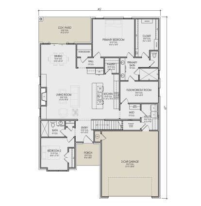 Main Floor  for House Plan #5105-00007