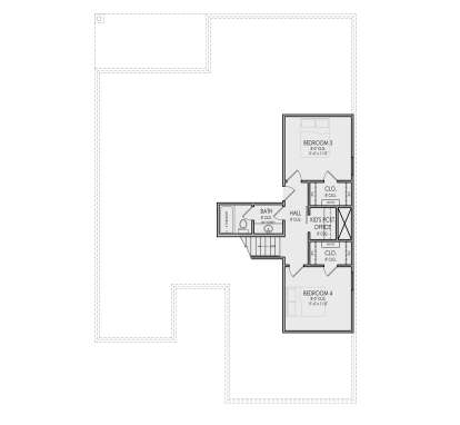Second Floor for House Plan #5105-00007