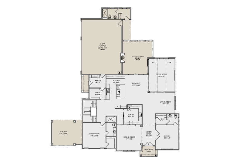 House Plan House Plan #35139 Drawing 1