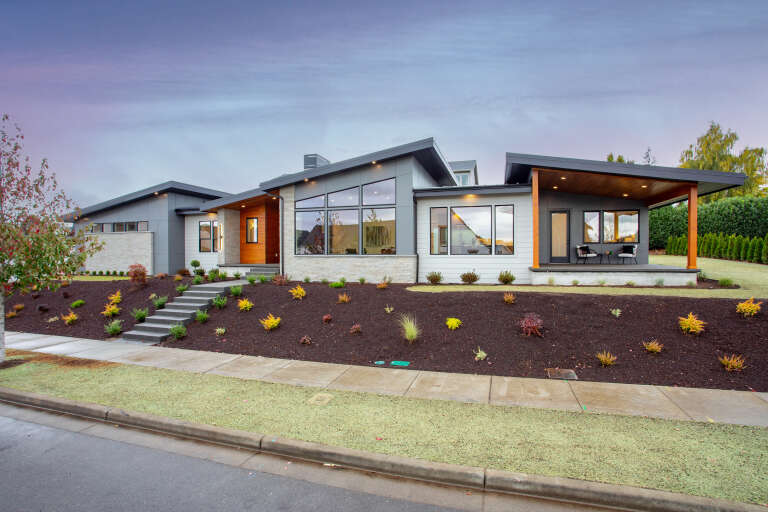House Plan House Plan #35141 Angled Front Elevation