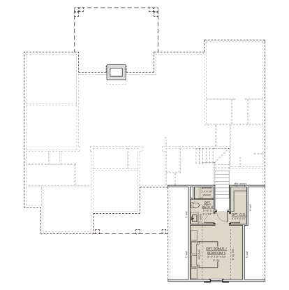 Second Floor for House Plan #8687-00031