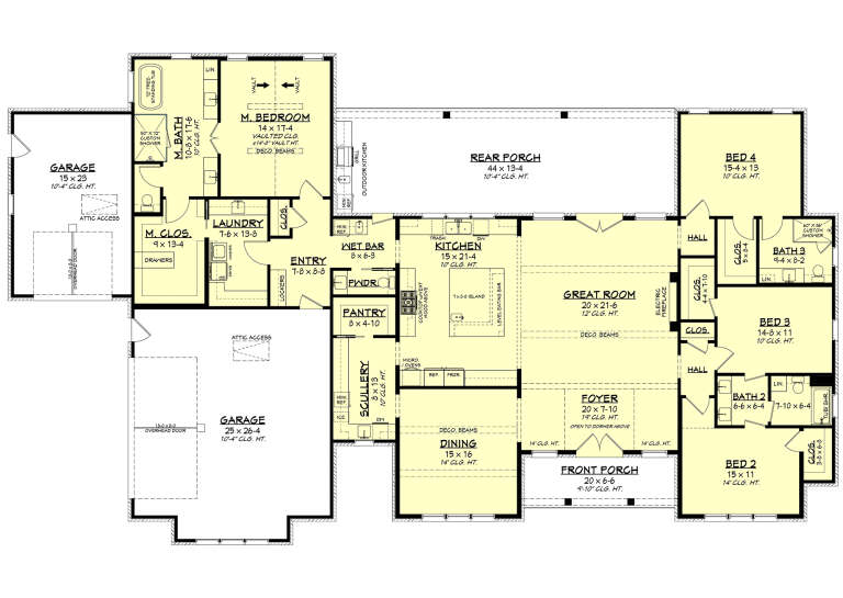 House Plan House Plan #35148 Drawing 1