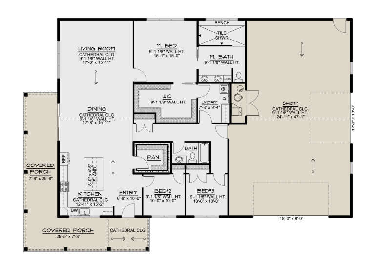 House Plan House Plan #35149 Drawing 1