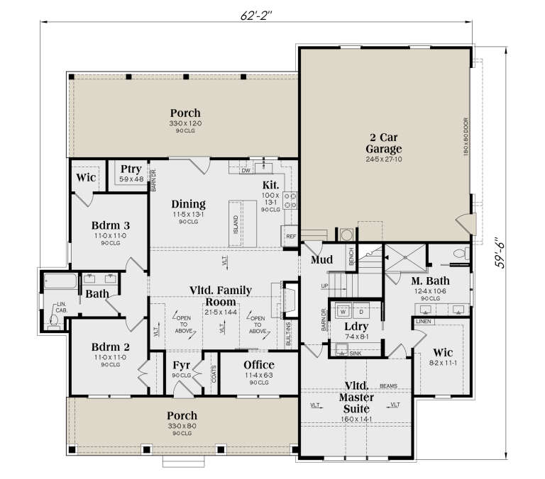 House Plan House Plan #35150 Drawing 1