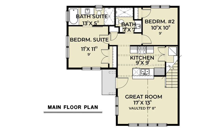 House Plan House Plan #35153 Drawing 1