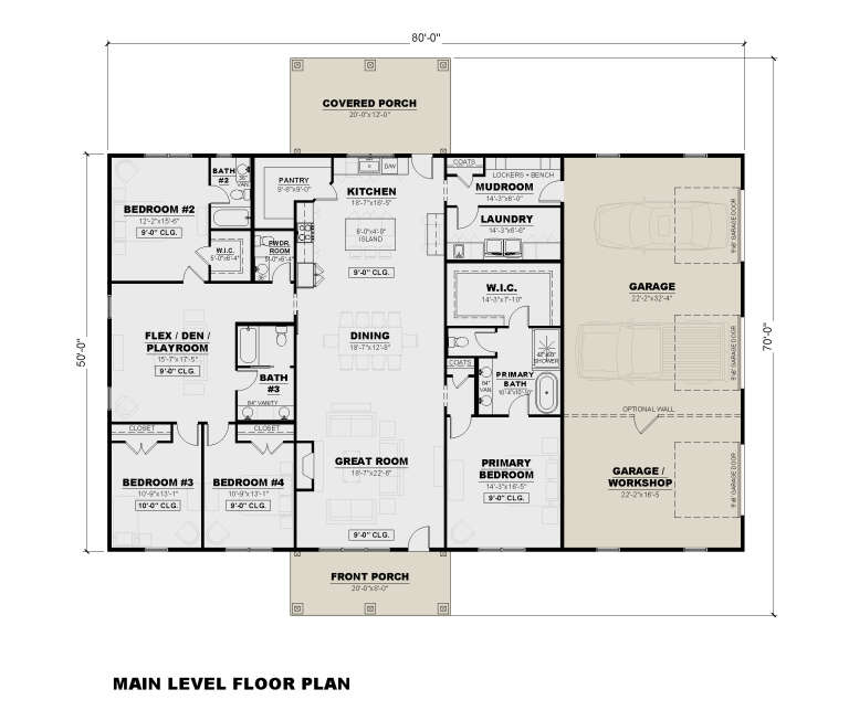 House Plan House Plan #35154 Drawing 1