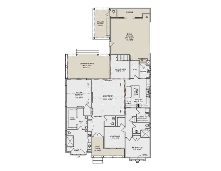 House Plan House Plan #35157 Drawing 1