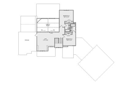 Second Floor for House Plan #957-00133