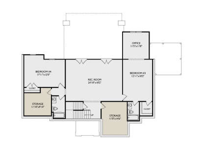 Basement for House Plan #957-00134