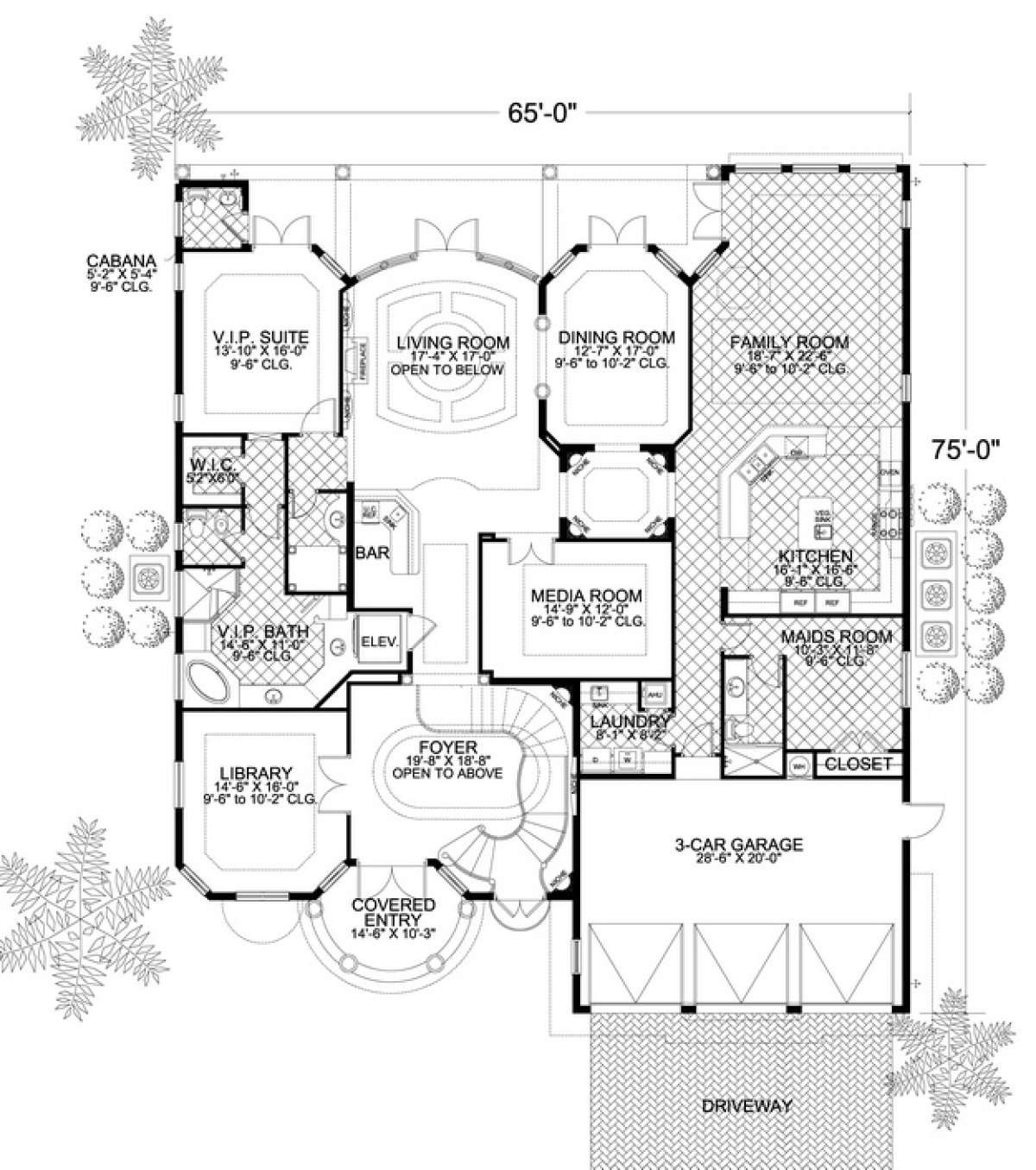 Floorplan 1 for House Plan #168-00088