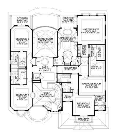 Floorplan 2 for House Plan #168-00088