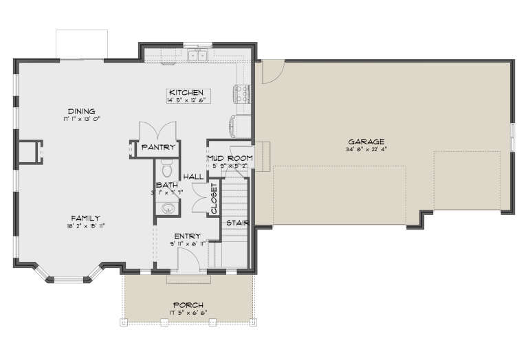 House Plan House Plan #35163 Drawing 1