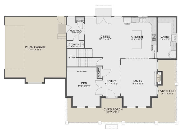 House Plan House Plan #35164 Drawing 1