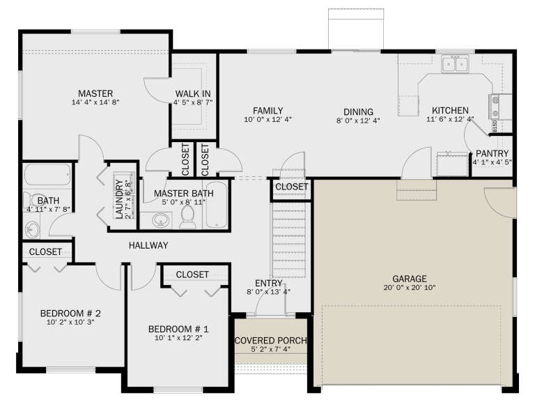 House Plan House Plan #35165 Drawing 1