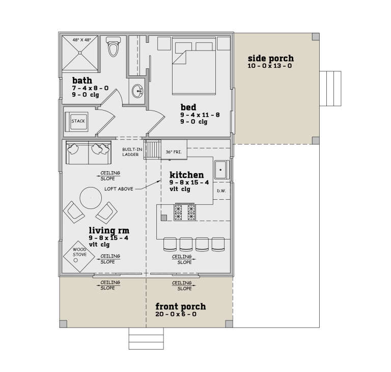 House Plan House Plan #35166 Drawing 1