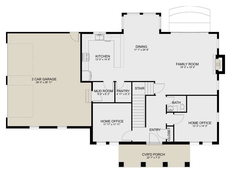 House Plan House Plan #35168 Drawing 1