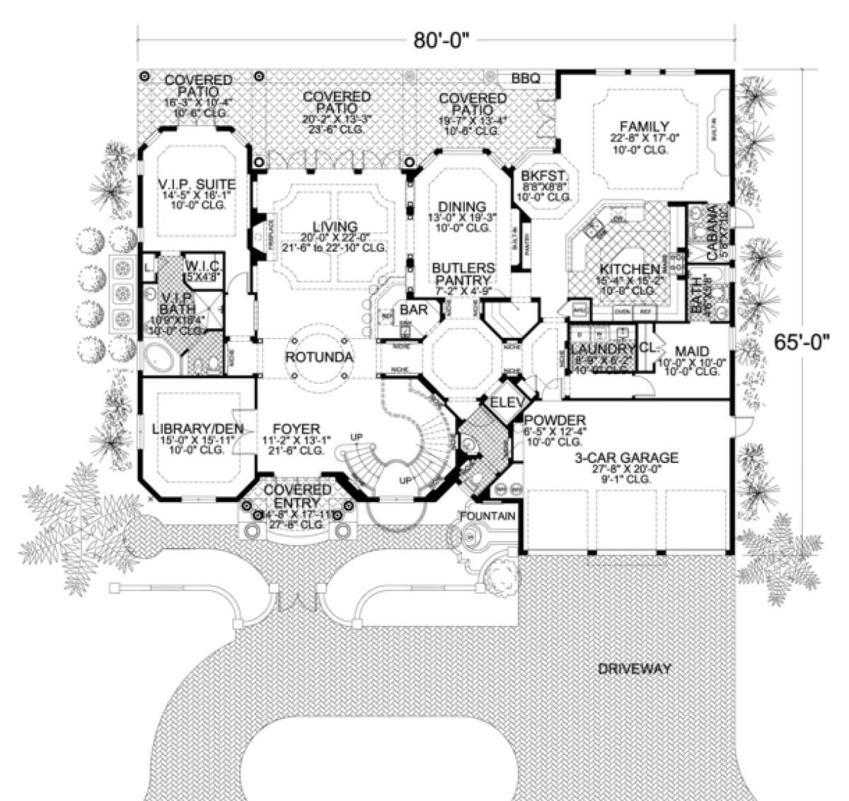 Floorplan 1 for House Plan #168-00089
