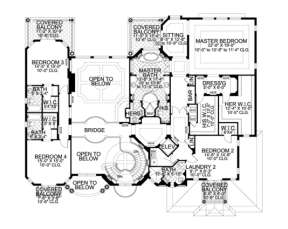 Floorplan 2 for House Plan #168-00089