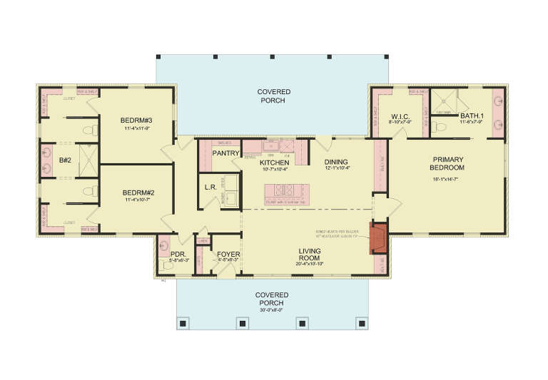House Plan House Plan #35171 Drawing 1