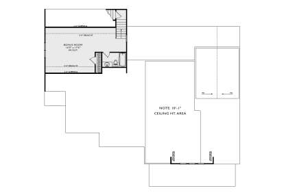 Bonus Room for House Plan #957-00135