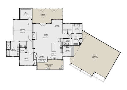 Main Floor  for House Plan #957-00136