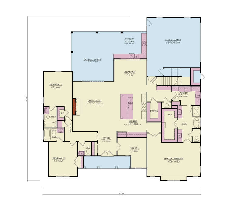 House Plan House Plan #35176 Drawing 1