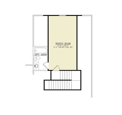 Bonus Room for House Plan #4195-00084
