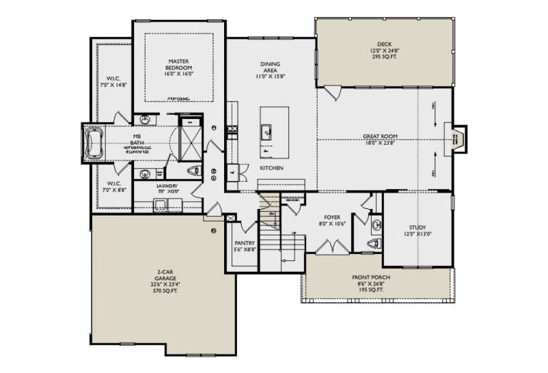 House Plan House Plan #35179 Drawing 1