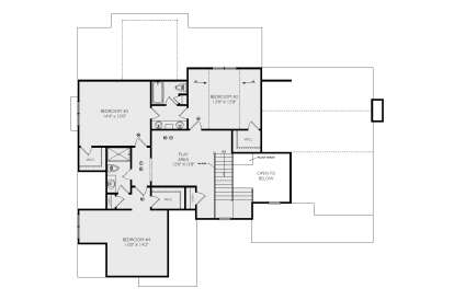 Second Floor for House Plan #957-00138