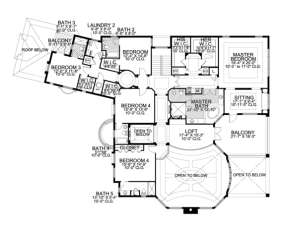 Floorplan 2 for House Plan #168-00090