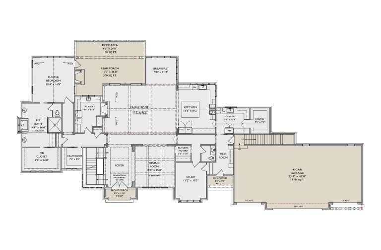 House Plan House Plan #35180 Drawing 1