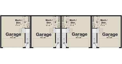 First Floor/Garage Floor for House Plan #963-01253