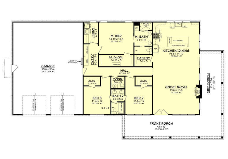 House Plan House Plan #35182 Drawing 1