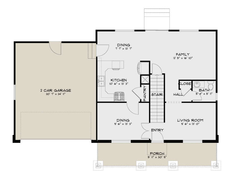 House Plan House Plan #35187 Drawing 1