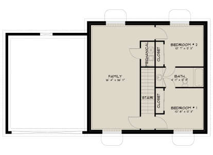 Basement  for House Plan #2802-00500