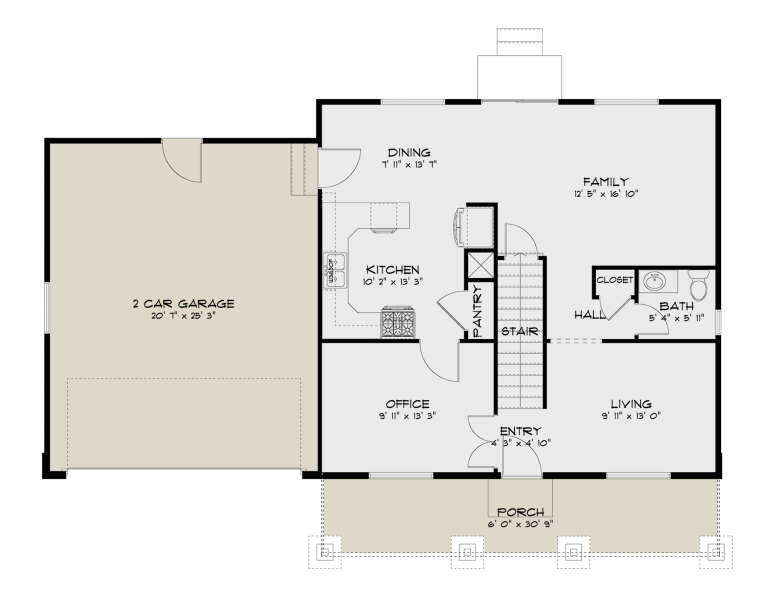 House Plan House Plan #35188 Drawing 1