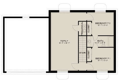 Basement  for House Plan #2802-00501