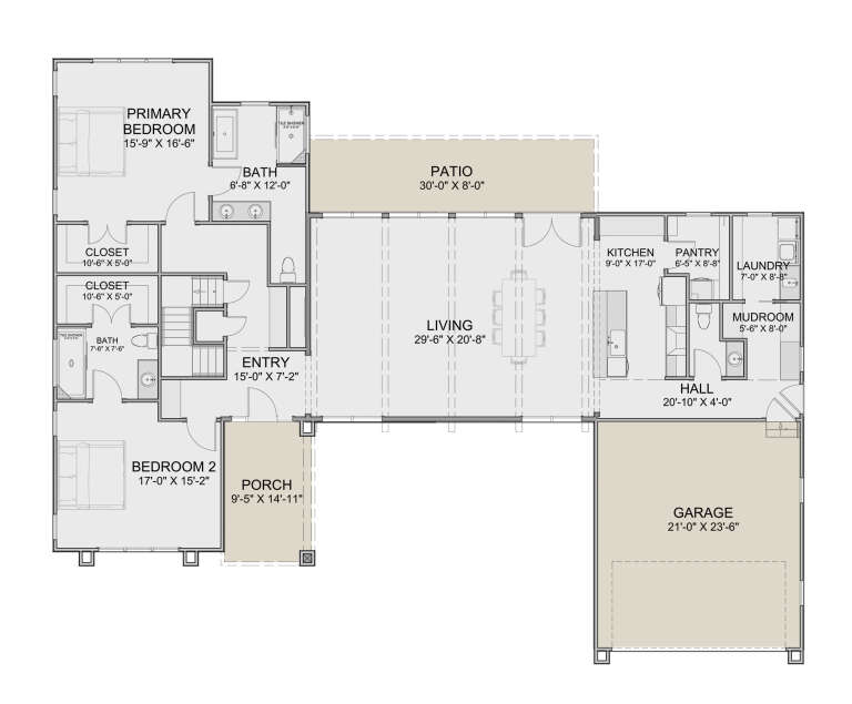 House Plan House Plan #35192 Drawing 1