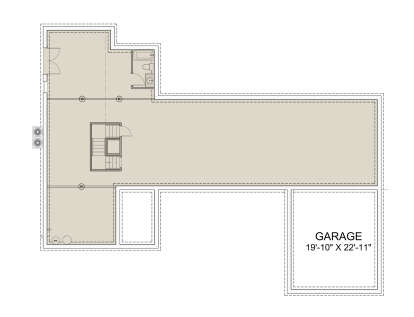 Basement for House Plan #7112-00042