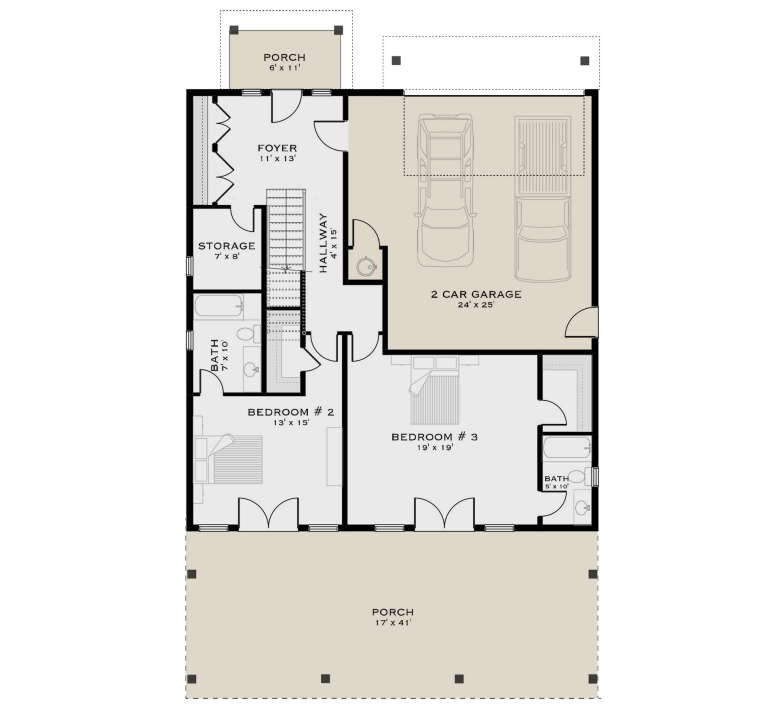 House Plan House Plan #35194 Drawing 1